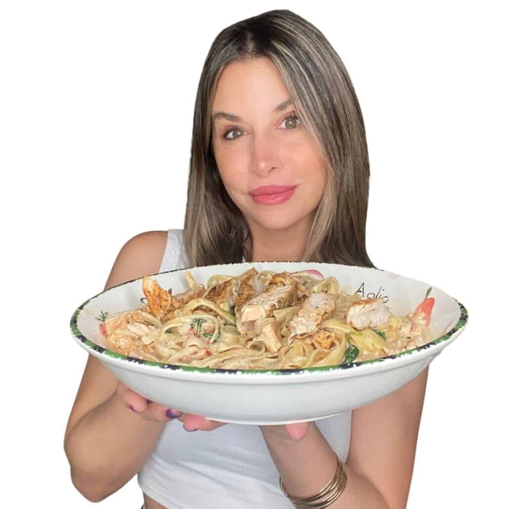 Chicken Creamy Fettucine - Melissa Jo Real Recipes
