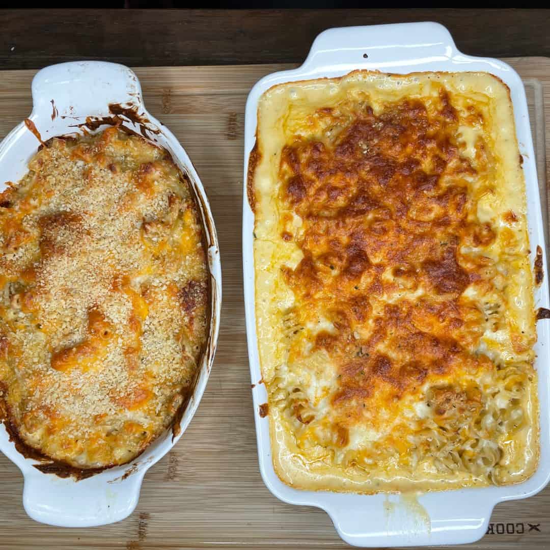 lobster mac and cheese and mac and cheese