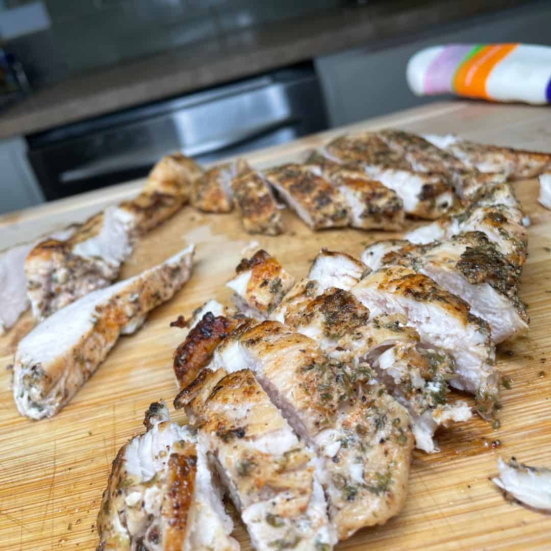 juicy chicken breast in the oven