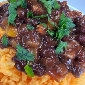 EASY rice cooker rice & beans