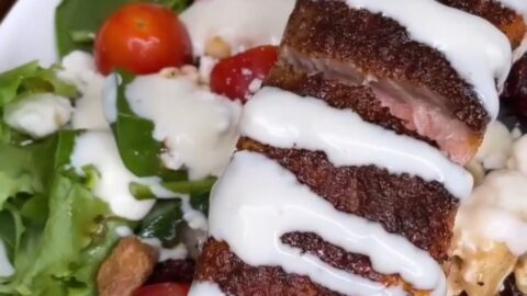 AIR FRYER Salmon Salad