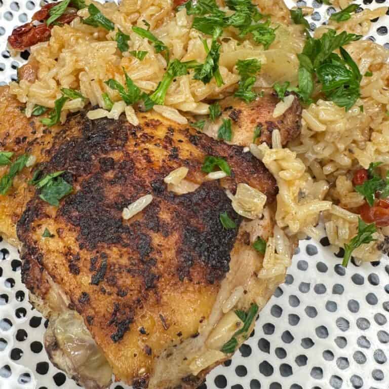 One Pot Lemon Chicken & Rice