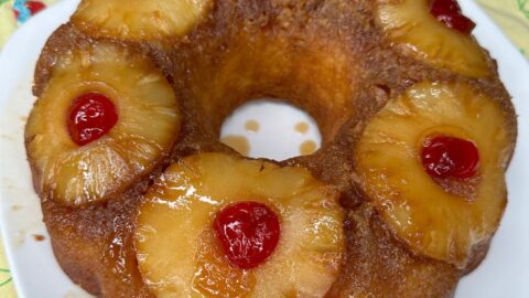 Vintage Pineapple upside down cake
