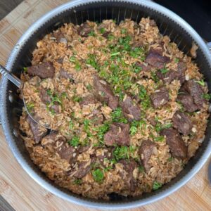 One Pot Steak and Rice
