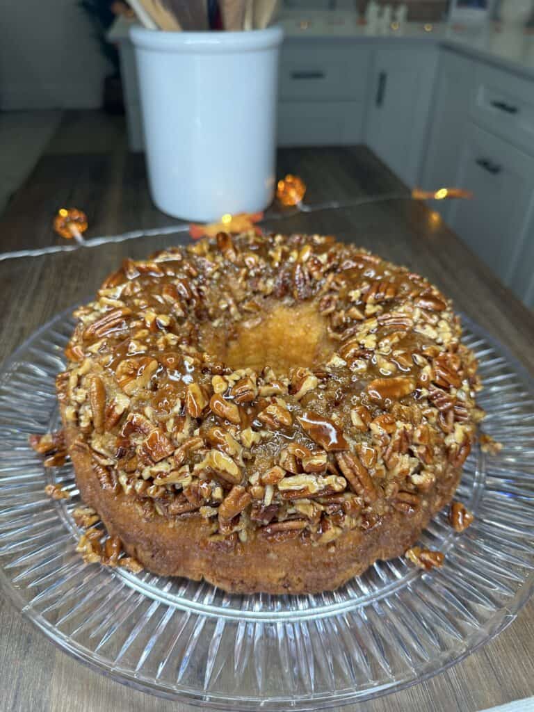 Pecan Pie Upside Down Cake
