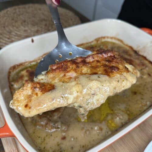 Easy Oven Baked Chicken Cordon Bleu🧀 - Melissa Jo Real Recipes