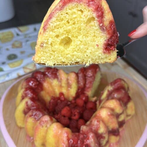 Lemon Raspberry Bundt Cake 💝 - Melissa Jo Real Recipes