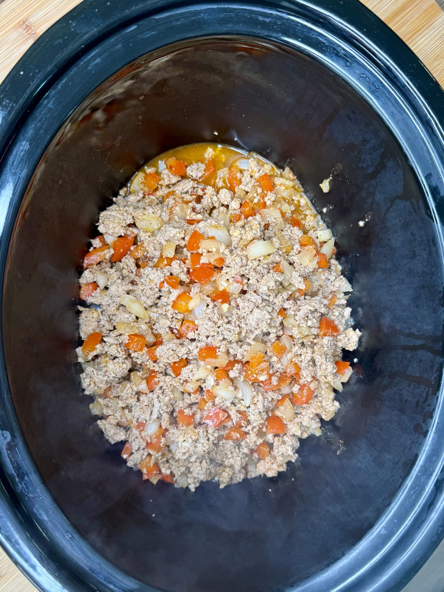 Crockpot Turkey Chili with Cornbread Dumplings 🫘 - Melissa Jo Real Recipes