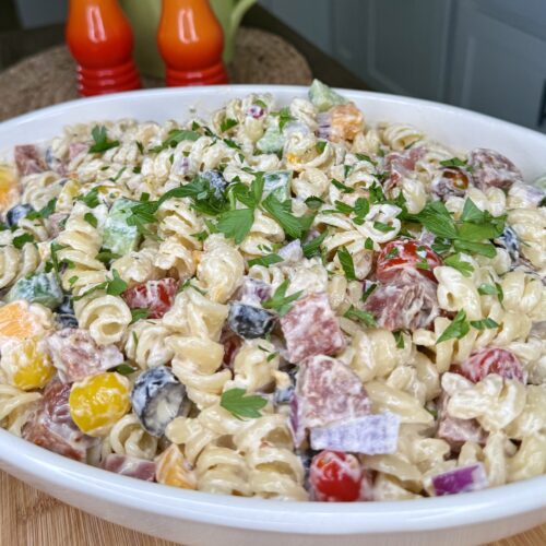 Creamy Italian Pasta Salad Creamy Italian Pasta Salad