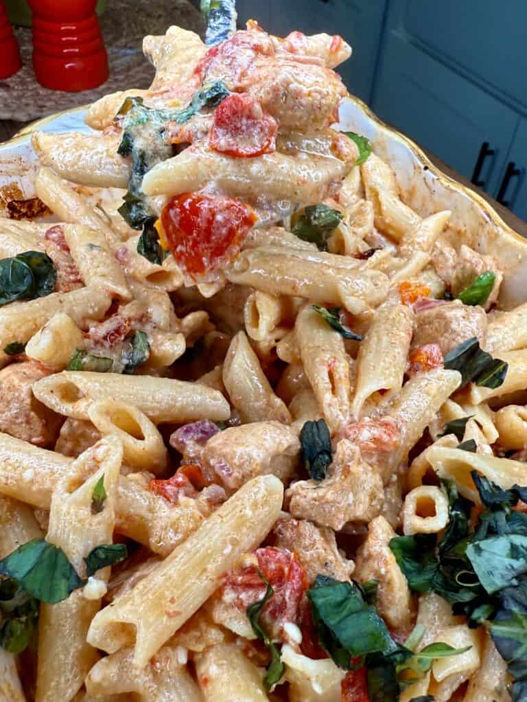 Feta Pasta & Chicken Bake 🧀