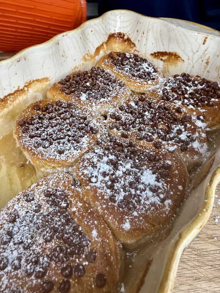Stick of Butter Chocolate Chip Biscuits
