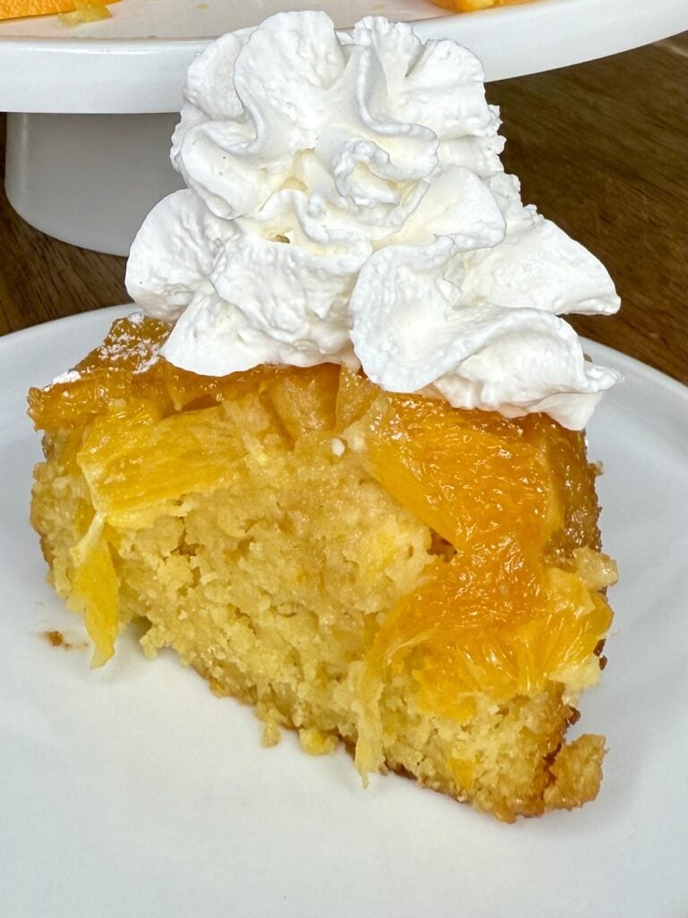 Creamsicle Upside-down Cake 🍊