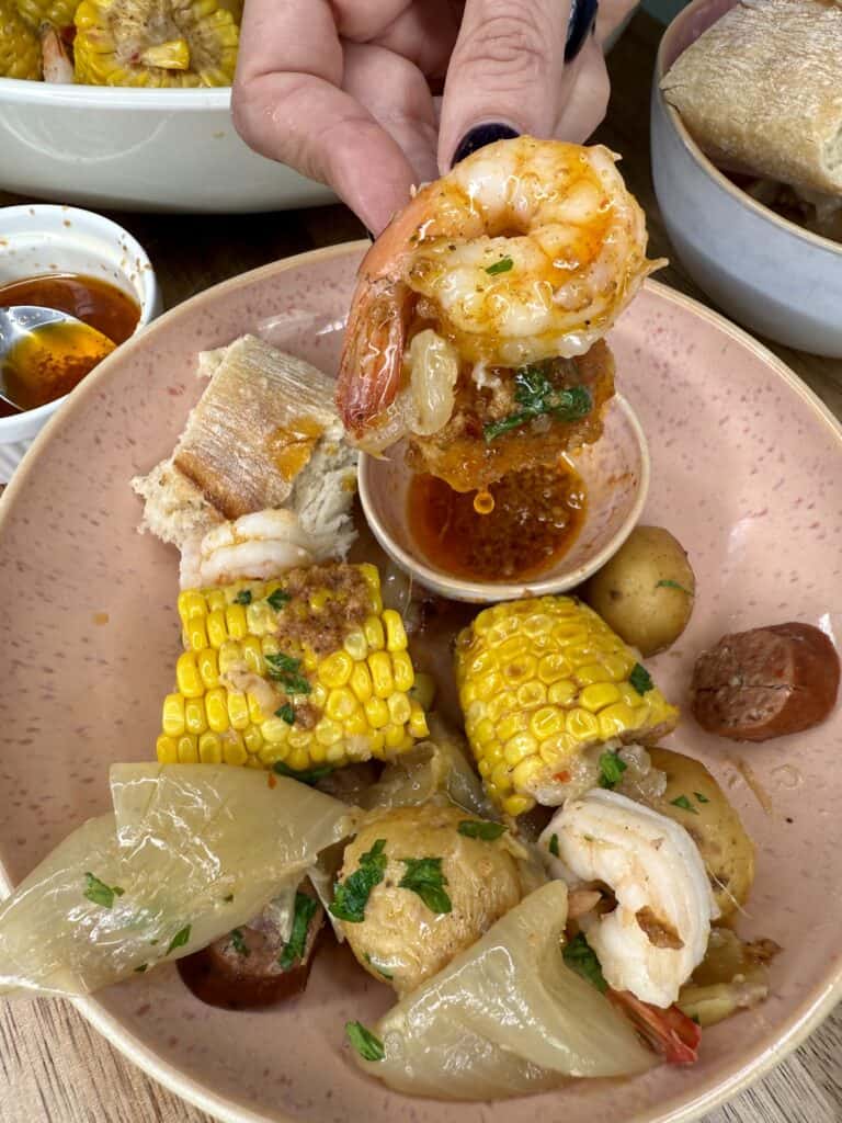 Crockpot Cajun Shrimp Boil