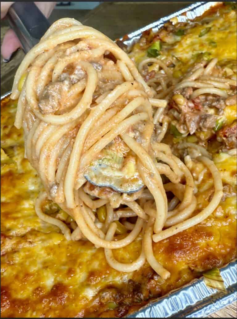 Creamy Taco Spaghetti