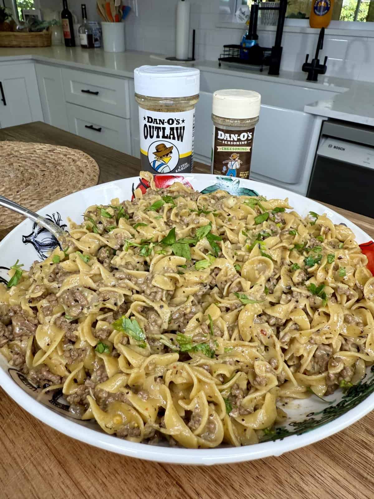 Creamy Steakhouse Beef and Noodles-image