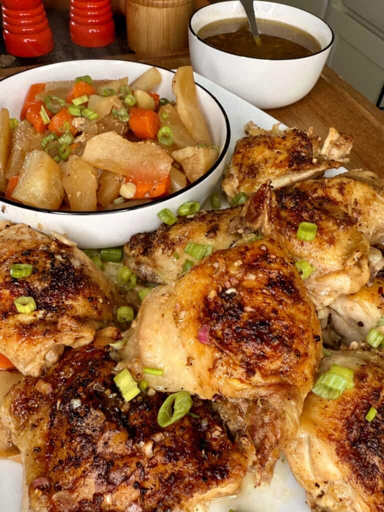 Orange Juice Chicken & Potatoes