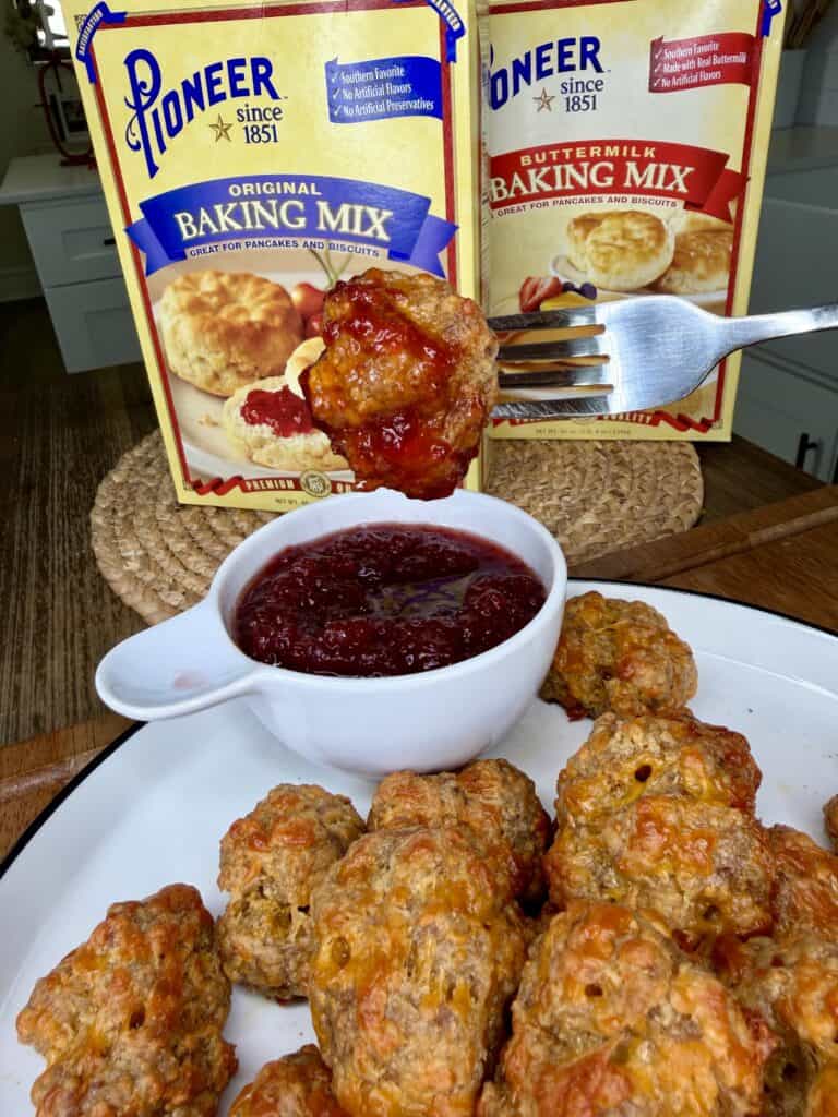 Three Ingredient Party Balls (Sausage Balls)