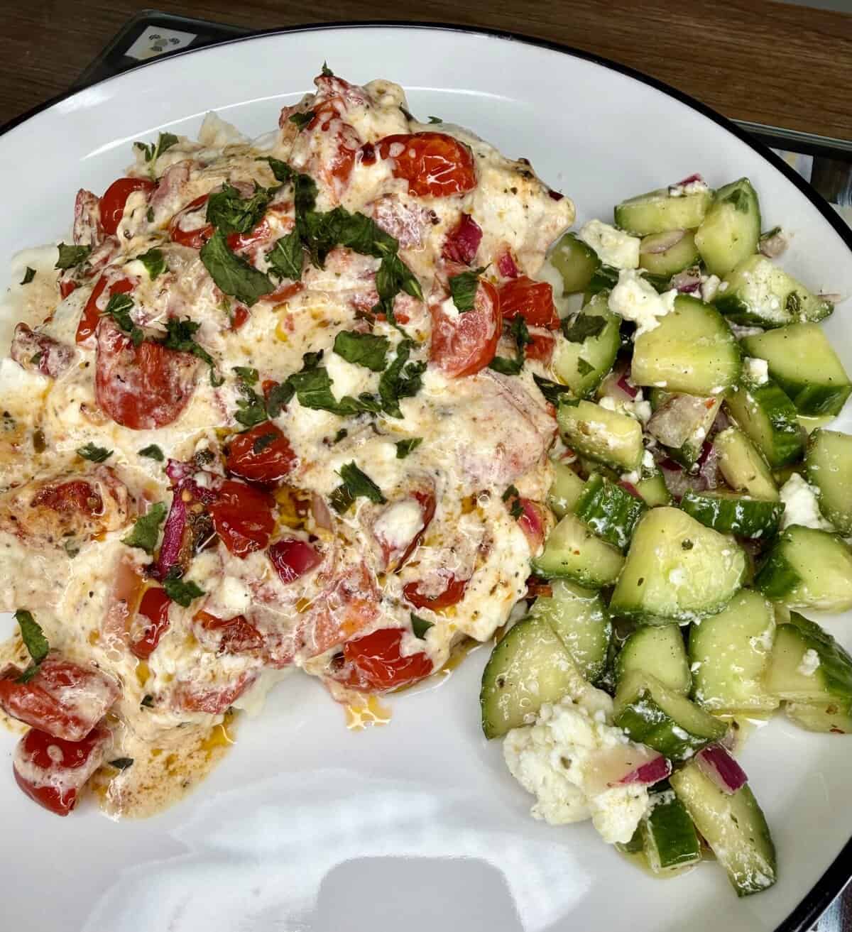 Whipped Feta Chicken Bake-image