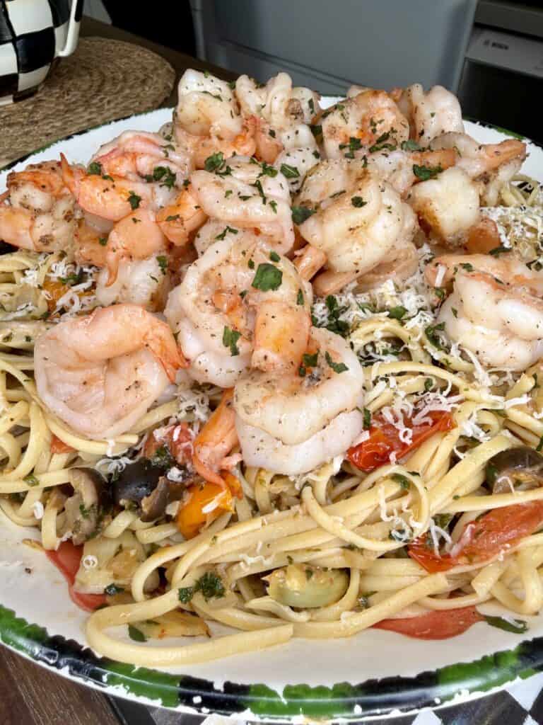 Sicilian Shrimp Linguine (Our Christmas Eve Tradition)