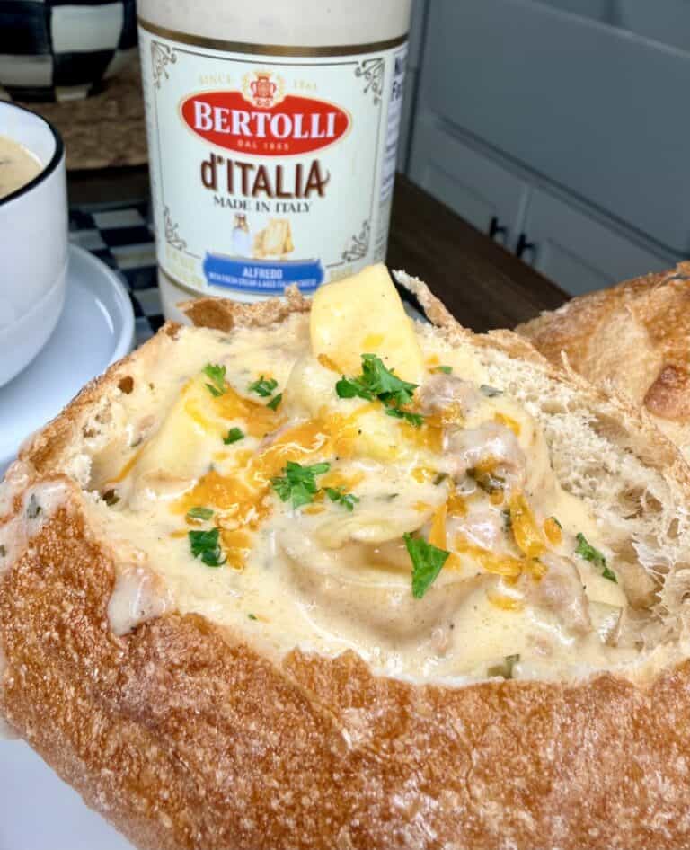 Crockpot Creamy Italian Sausage & Potato Soup